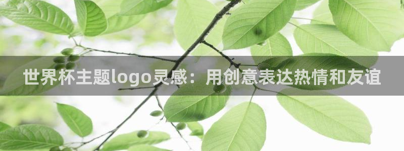 足球世界杯时间：世界杯主题logo灵感：用创意表达热情和友谊