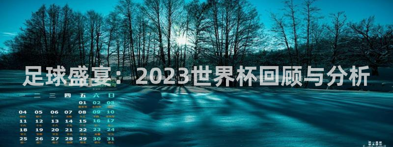 2026世界杯亚洲预选赛赛程：足球盛宴：2023世界杯回顾与分析