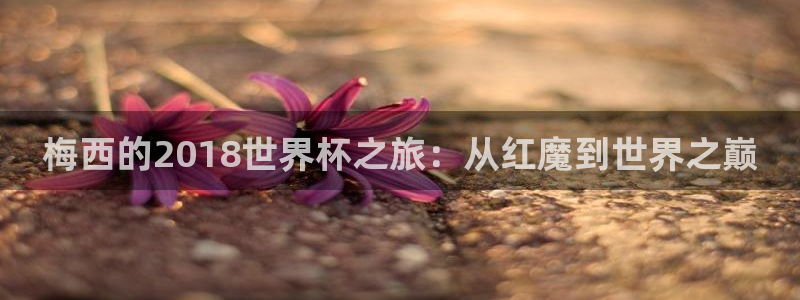 足球世界杯2026年赛程时间表：梅西的2018世界杯之旅：从红魔到世界之巅
